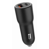 Miniatura 8 de CARGADOR RAPIDO PARA COCHE GEMBIRD CON 2 PUERTOS USB, TIPO C PD, 38 W, NEGRO