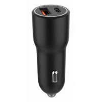 Miniatura 9 de CARGADOR RAPIDO PARA COCHE GEMBIRD CON 2 PUERTOS USB, TIPO C PD, 38 W, NEGRO