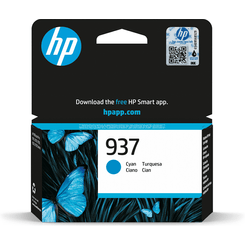 HP Ink/HP 937 Cyan Original Ink Cart