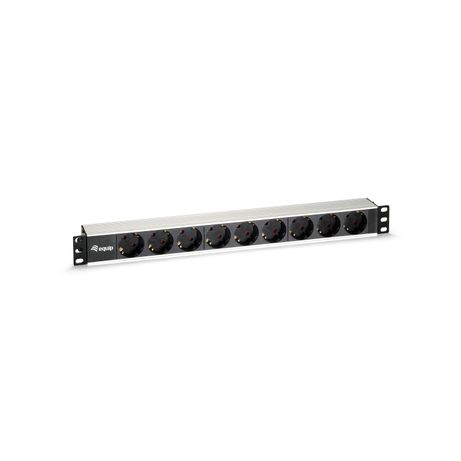 REGLETA ALIMENTACION ALUMINIO RACK 19" 1U 9 TOMAS - Imagen 2 de 2 REGLETA ALIMENTACION ALUMINIO RACK 19" 1U 9 TOMAS - Imagen 2 de 2