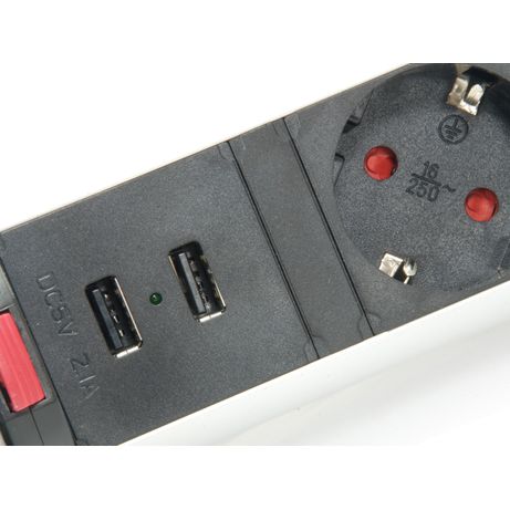 REGLETA EQUIP POP-UP PARA MESA 3 TOMAS + 2 PUERTOS USB CON INTERRUPTOR ALUMINIO DIAMETRO 60MM - Imagen 5 de 14 REGLETA EQUIP POP-UP PARA MESA 3 TOMAS + 2 PUERTOS USB CON INTERRUPTOR ALUMINIO DIAMETRO 60MM - Imagen 5 de 14
