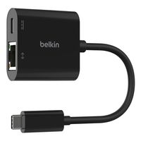 Miniatura 3 de ADAPTADOR BELKIN INC019BTBK USB-C A ETHERNET + CARGA 100W COLOR NEGRO