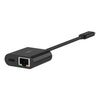 Miniatura 5 de ADAPTADOR BELKIN INC019BTBK USB-C A ETHERNET + CARGA 100W COLOR NEGRO