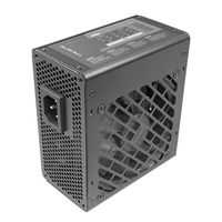 Miniatura 2 de Fuente Alimentación 500W TACENS  APSIII500, Fuente Alimentación PC SFX 500W, Tecnología SMD 85% Bronze 12V, Ventilador Ultra-silencioso 9cm, Negro Non