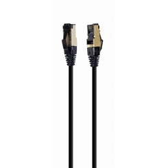 CABLE RED S-FTP GEMBIRD  CAT 8 LSZH NEGRO 0,25 M