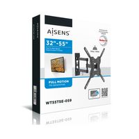 Miniatura 7 de Soporte de pared inclinable aisens para tv de 32p a 55p negro WT55TSE-059