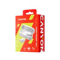 Miniatura 9 de CANYON Auriculares deportivos TWS Bluetooth con microfono, BT5.0,IPX4, Bateria auricular 45mAhx2, Estuche de carga 300mAh