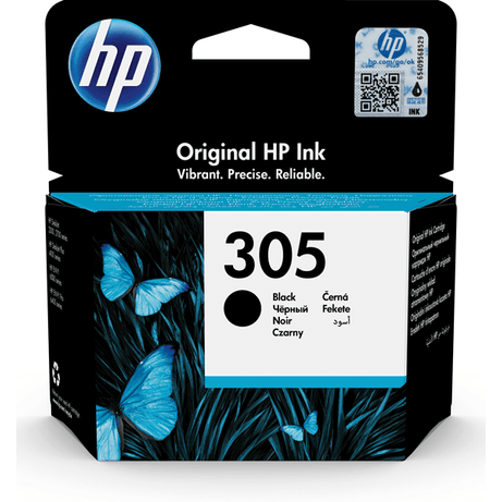 HP 305 BLACK ORG. INK CARTR ORIGINAL INK CARTRID GE - Imagen 1 de 1 HP 305 BLACK ORG. INK CARTR ORIGINAL INK CARTRID GE - Imagen 1 de 1