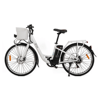 Miniatura 1 de BICICLETA ELECTRICA YOUIN PARIS BLANCA 26" BAT EXTRAIBLE