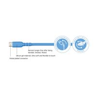 Miniatura 3 de CABLE DCU USB A USB C 1M AZUL SILICONA (30402075)