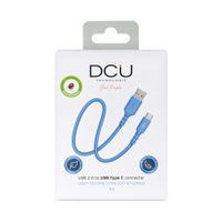 Miniatura 4 de CABLE DCU USB A USB C 1M AZUL SILICONA (30402075)