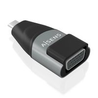 Miniatura 2 de ADAPTADOR CONVERSOR AISENS ALUMINIO USB-C/M A VGA HDB15/H GRIS
