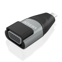 Miniatura 3 de ADAPTADOR CONVERSOR AISENS ALUMINIO USB-C/M A VGA HDB15/H GRIS