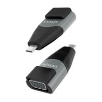 Miniatura 4 de ADAPTADOR CONVERSOR AISENS ALUMINIO USB-C/M A VGA HDB15/H GRIS