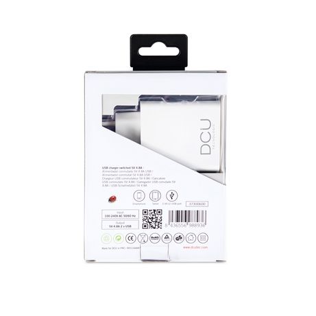 ADAPTADOR USB RED DOBLE DCU 4.8A (37300600) - Imagen 4 de 4 ADAPTADOR USB RED DOBLE DCU 4.8A (37300600) - Imagen 4 de 4