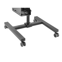 Miniatura 5 de SOPORTE DE SUELO CON RUEDAS EQUIP 650171 PARA PANTALLA 17"-32" CPU Y TECLADO Max. 8Kg VESA 100x100