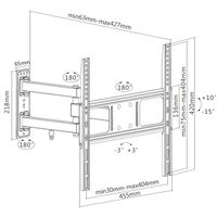 Miniatura 9 de SOPORTE PANTALLA 32" - 55" DOBLE BRAZO ARTICULADO EQUIP MAX. 35KG VESA MAX 400X400