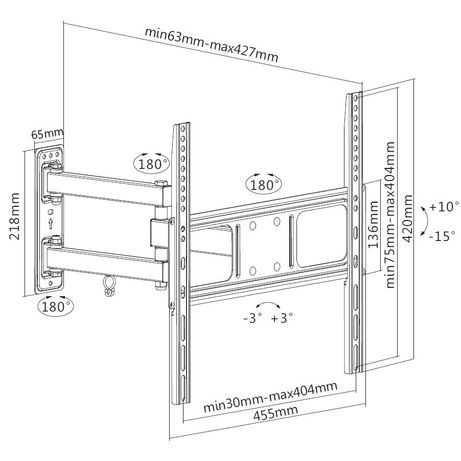SOPORTE PANTALLA 32" - 55" DOBLE BRAZO ARTICULADO EQUIP MAX. 35KG VESA MAX 400X400 - Imagen 9 de 9 SOPORTE PANTALLA 32" - 55" DOBLE BRAZO ARTICULADO EQUIP MAX. 35KG VESA MAX 400X400 - Imagen 9 de 9