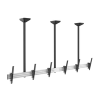 Miniatura 1 de SOPORTE DE TECHO PROFESIONAL EQUIP 650374 PARA 3 PANTALLAS 45"-50" INCLINABLE MAX. 50KGS POR PANTALLA