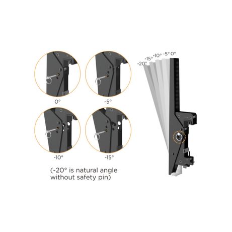 SOPORTE DE TECHO PROFESIONAL EQUIP 650374 PARA 3 PANTALLAS 45"-50" INCLINABLE MAX. 50KGS POR PANTALLA - Imagen 4 de 7 SOPORTE DE TECHO PROFESIONAL EQUIP 650374 PARA 3 PANTALLAS 45"-50" INCLINABLE MAX. 50KGS POR PANTALLA - Imagen 4 de 7
