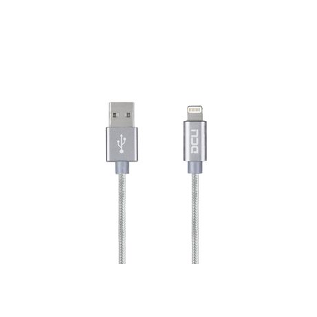 CABLE DCU USB LIGHTING SILVER ALUMINIO (34101205) - Imagen 3 de 5 CABLE DCU USB LIGHTING SILVER ALUMINIO (34101205) - Imagen 3 de 5