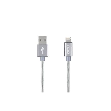 CABLE DCU USB LIGHTING SILVER ALUMINIO (34101205) - Imagen 5 de 5 CABLE DCU USB LIGHTING SILVER ALUMINIO (34101205) - Imagen 5 de 5