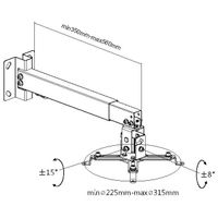 Miniatura 5 de SOPORTE TV PARED/TECHO EQUIP 650702 GIRATORIO