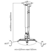 Miniatura 6 de SOPORTE TV PARED/TECHO EQUIP 650702 GIRATORIO
