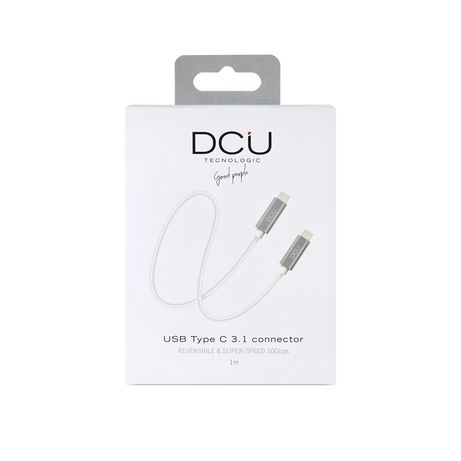 CABLE DCU TIPO C - TIPO C 3.1 SUPERSPEED 1M - Imagen 3 de 4 CABLE DCU TIPO C - TIPO C 3.1 SUPERSPEED 1M - Imagen 3 de 4