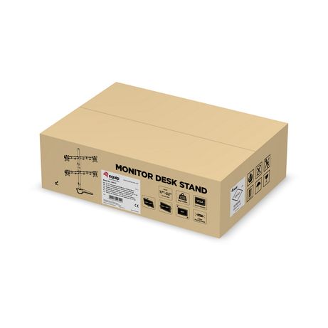 SOPORTE PANTALLA SOBREMESA 17"-32" DOBLE BRAZO ARTICULADO SOPORTA 4 MONITORES VESA STANDARD HASTA 9KG - Imagen 11 de 11 SOPORTE PANTALLA SOBREMESA 17"-32" DOBLE BRAZO ARTICULADO SOPORTA 4 MONITORES VESA STANDARD HASTA 9KG - Imagen 11 de 11