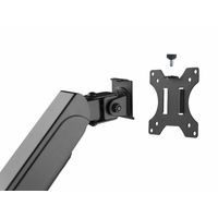 Miniatura 3 de SOPORTE PANTALLA PARA MESA DOS BRAZOS 2 PANTALLAS  17" - 32" ALUMINIO MUELLE DE GAS EQUIP