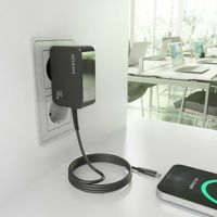 Miniatura 6 de AISENS Cargador GaN 45W PD3 0 1xUSB C 1 8m  Negro