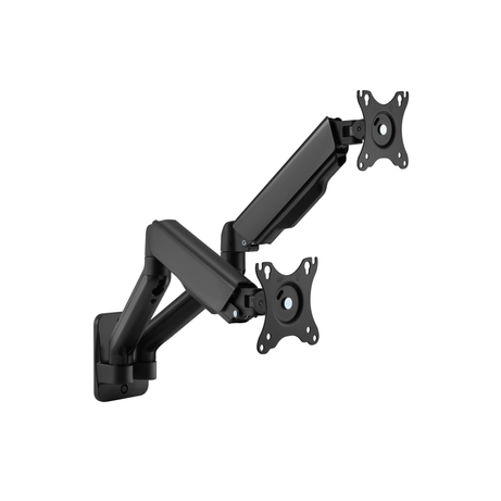 SOPORTE DE PARED ORIENTABLE EQUIP PARA 2 PANTALLAS DE 17"-32" BRAZO 564MM MUELLE DE GAS HASTA 9KG - Imagen 1 de 10 SOPORTE DE PARED ORIENTABLE EQUIP PARA 2 PANTALLAS DE 17"-32" BRAZO 564MM MUELLE DE GAS HASTA 9KG - Imagen 1 de 10