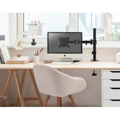 SOPORTE PANTALLA PARA MESA 13"-27" DE BRAZO INCLINABLE Y GIRATORIO 360º MAX. VESA 100X100 HASTA 8KG - Imagen 5 de 6 SOPORTE PANTALLA PARA MESA 13"-27" DE BRAZO INCLINABLE Y GIRATORIO 360º MAX. VESA 100X100 HASTA 8KG - Imagen 5 de 6