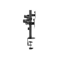Miniatura 4 de SOPORTE PANTALLA PARA MESA DOS BRAZOS 2 PANTALLAS  17"-32"  DE BRAZO   INCLINABLE  Y GIRATORIO 360º MAX. VESA 100X100 HATA 9KG POR PANTALLA