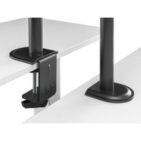 Miniatura 9 de SOPORTE PANTALLA PARA MESA DOS BRAZOS 2 PANTALLAS  17"-32"  DE BRAZO   INCLINABLE  Y GIRATORIO 360º MAX. VESA 100X100 HATA 9KG POR PANTALLA