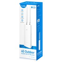 Miniatura 6 de Cudy LT400 Outdoor Router WiFi 4G Cat 4 N300 - 1x Puerto Wan/Lan 10/100Mbps - 2 Antenas Externas