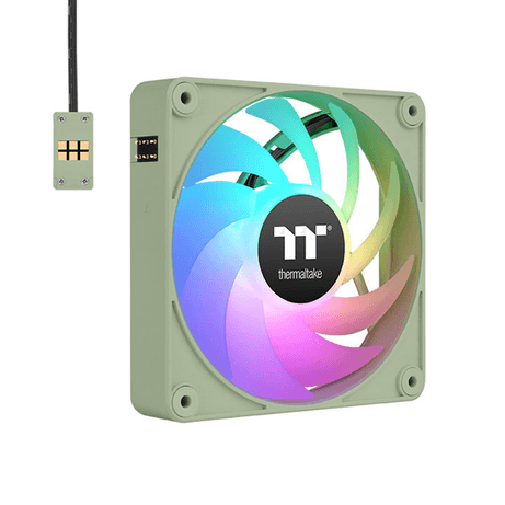 VENTILADOR MAGNETICO DE CAJA THERMALTAKE CT120 EX ARGB 3XVENT VERDE MATCHA - Imagen 1 de 7 VENTILADOR MAGNETICO DE CAJA THERMALTAKE CT120 EX ARGB 3XVENT VERDE MATCHA - Imagen 1 de 7