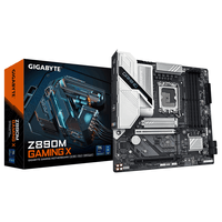 Miniatura 1 de GIGABYTE Intel  Placa base Z890M GAMING X - Compatible con procesadores Intel Core Ultra (Serie 2), 8+1+2 fases VRM, hasta 8800MHz DDR5 (OC), 1xPCIe 5
