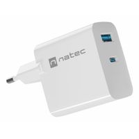 Miniatura 2 de CARGADOR NATEC RIBERA GAN 45W PD3.0 QC3.0 1XUSB-A + 1XUSB-C BLANCO