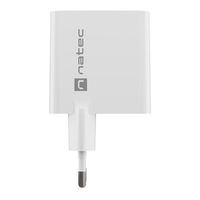 Miniatura 4 de CARGADOR NATEC RIBERA GAN 45W PD3.0 QC3.0 1XUSB-A + 1XUSB-C BLANCO