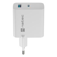 Miniatura 5 de CARGADOR NATEC RIBERA GAN 45W PD3.0 QC3.0 1XUSB-A + 1XUSB-C BLANCO