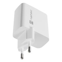 Miniatura 6 de CARGADOR NATEC RIBERA GAN 45W PD3.0 QC3.0 1XUSB-A + 1XUSB-C BLANCO