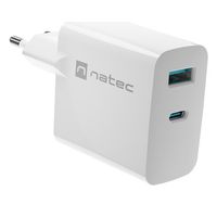 Miniatura 7 de CARGADOR NATEC RIBERA GAN 45W PD3.0 QC3.0 1XUSB-A + 1XUSB-C BLANCO