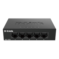 Miniatura 1 de 5-PORT 10/100/1000 GIGABIT - METAL HOUSING UNMANAGED SWITCH  U