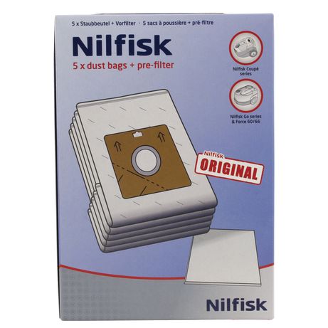 BOLSA ASPIRADOR . NILFISK COUPE&ONE (5UDS) - Imagen 2 de 3 BOLSA ASPIRADOR . NILFISK COUPE&ONE (5UDS) - Imagen 2 de 3