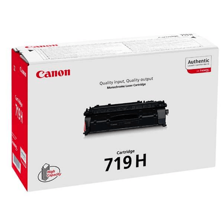 Toner 719H/Black LBP6400 - Imagen 1 de 3 Toner 719H/Black LBP6400 - Imagen 1 de 3