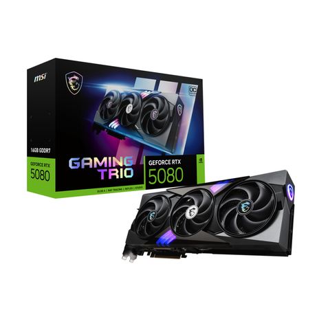 MSI GeForce RTX 5080 16GB Gaming Trio OC - Imagen 2 de 8 MSI GeForce RTX 5080 16GB Gaming Trio OC - Imagen 2 de 8