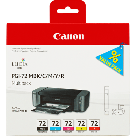 Ink/PGI-72 Cartridge CMYMkR - Imagen 1 de 2 Ink/PGI-72 Cartridge CMYMkR - Imagen 1 de 2