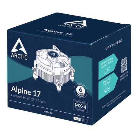 REFRIGERADOR CPU ARCTIC ALPINE 17 INTEL - Imagen 8 de 9 REFRIGERADOR CPU ARCTIC ALPINE 17 INTEL - Imagen 8 de 9
